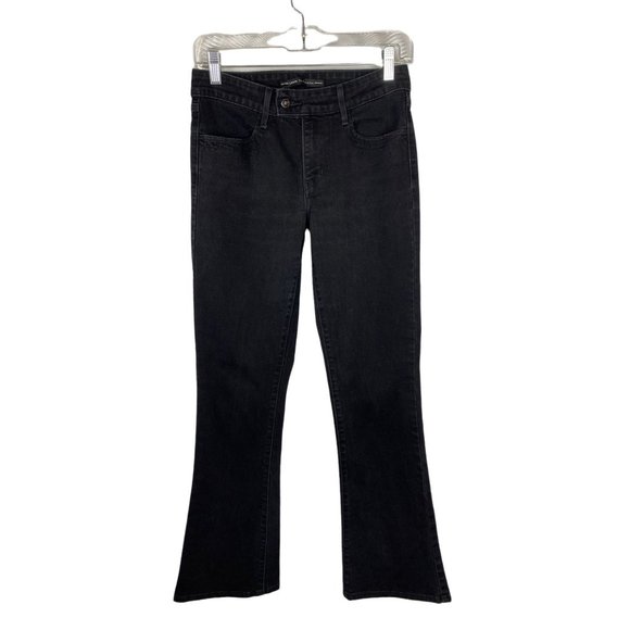 Levis The Original Jeans Women's Mid-Rise Skinny Boot Size 4 M Black - Picture 1 of 9